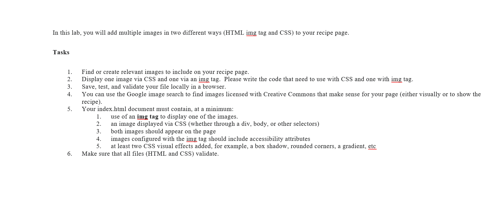 Solved In this lab, you will add multiple images in two