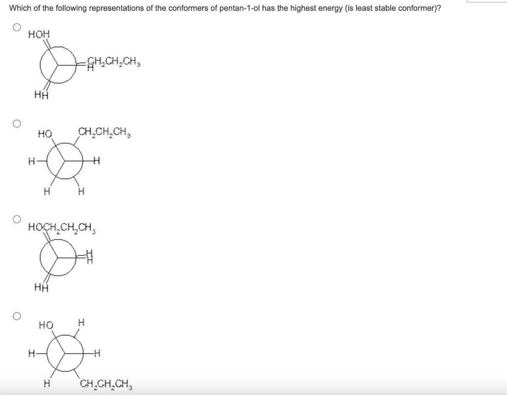 Solved The following molecule has an enantiomer: Which two | Chegg.com