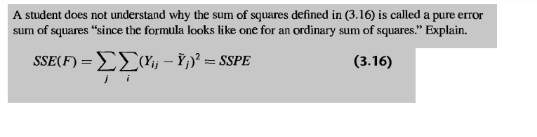 Solved A student does not understand why the sum of squares | Chegg.com