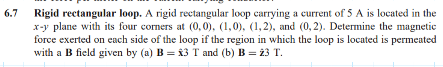 Solved 7 Rigid rectangular loop. A rigid rectangular loop | Chegg.com