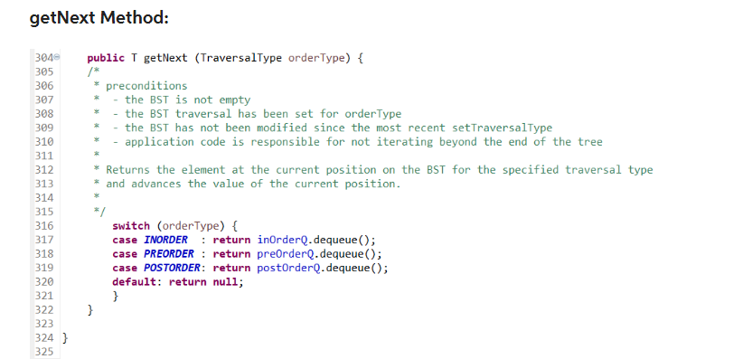 Solved Change/complete the BSTIterator.java class so that an | Chegg.com