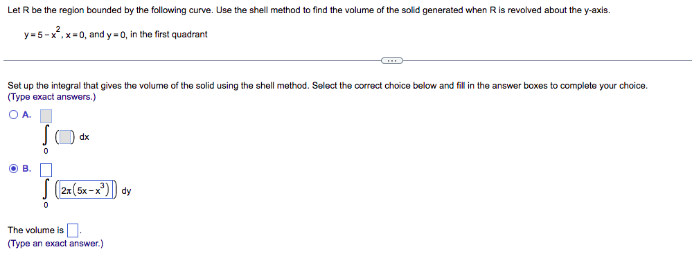 Solved Let R Be The Region Bounded By The Following Curve. | Chegg.com