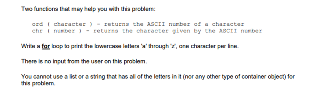 Solved Two functions that may help you with this problem: | Chegg.com