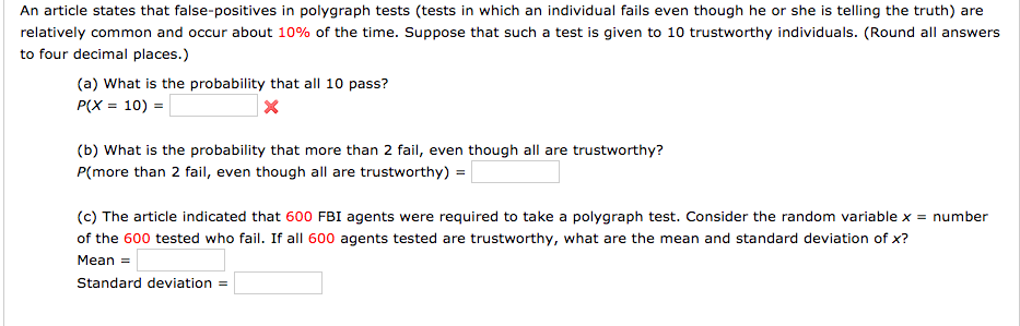 Solved An article states that false positives in polygraph Chegg com
