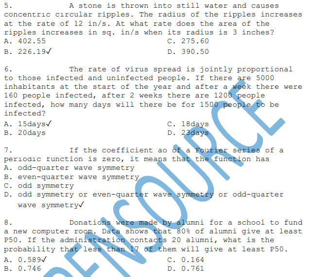 MATH PROBLEMS. Can you answer all of these, and I | Chegg.com