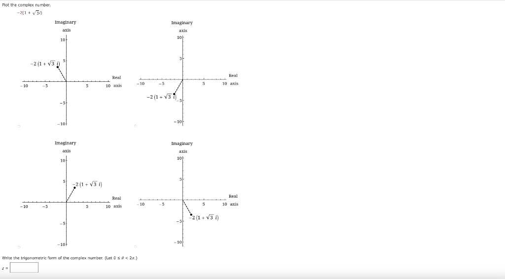 solved-plot-the-complex-number-2-1-30-imaginary-chegg