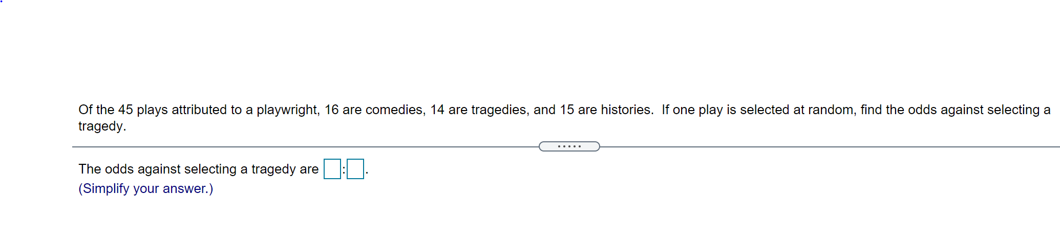 solved-of-the-45-plays-attributed-to-a-playwright-16-are-chegg