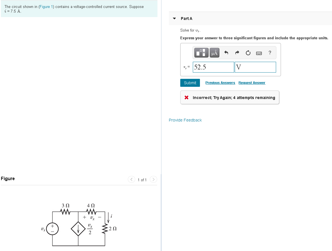 Solved The circuit shown in (Figure 1) contains a | Chegg.com