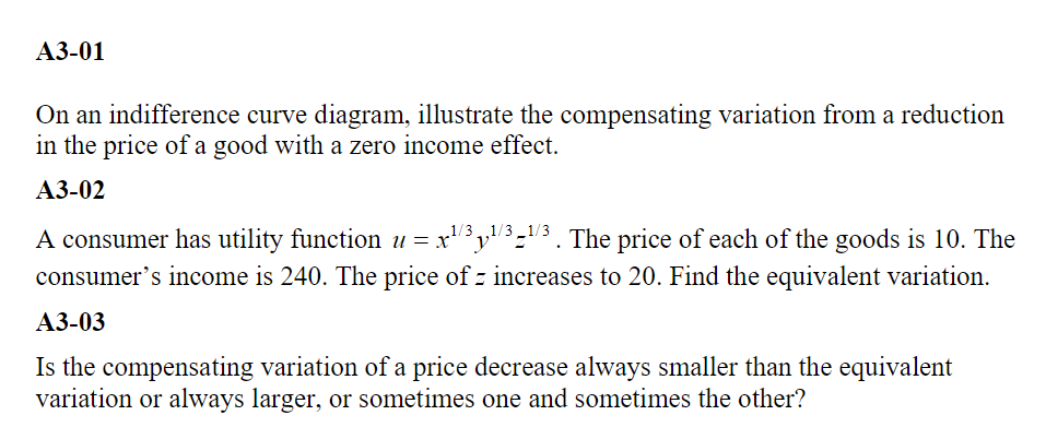 On an indifference curve diagram, illustrate the | Chegg.com