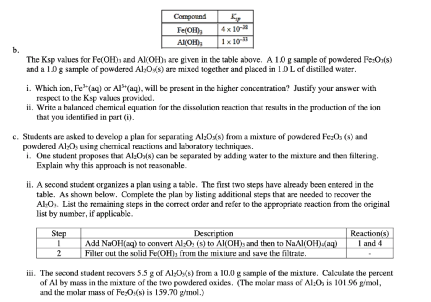 solved-6-12-a-fe2o3-s-and-al2o3-s-have-similar-chemical-chegg