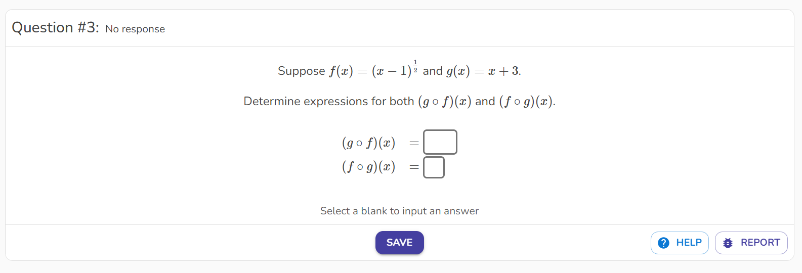 Solved Question 3 No Responsesuppose F X X 1 12 ﻿and