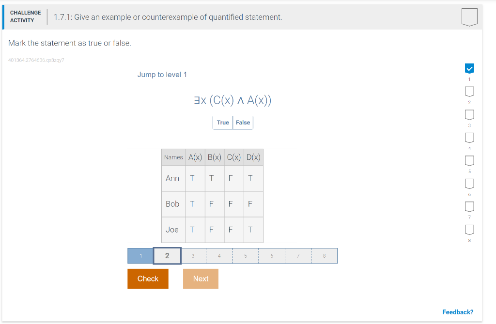 Solved CHALLENGE ACTIVITY 1.7.1: Give an example or | Chegg.com
