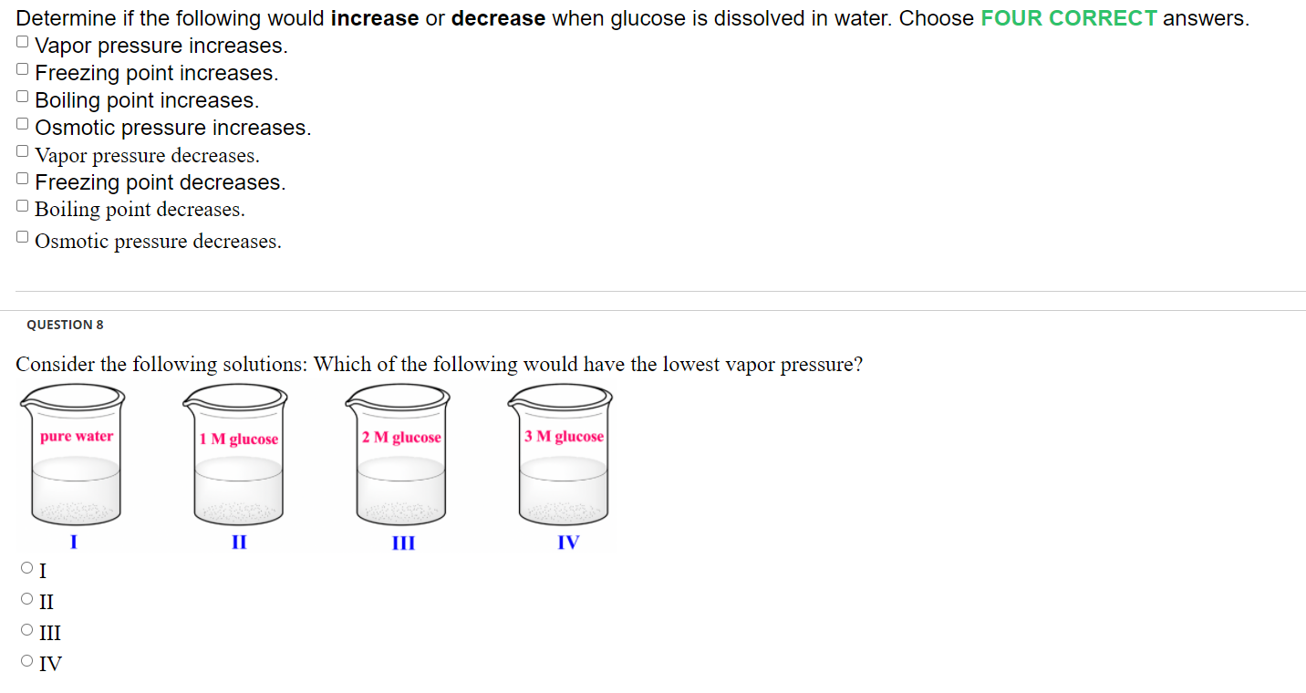Solved Determine if the following would increase or decrease | Chegg.com
