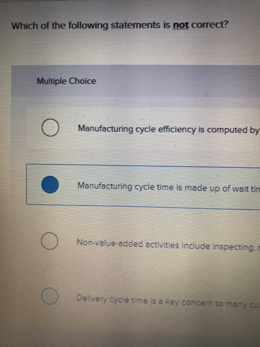 Which Of The Following Statement Is Not Correct Solved Which of the following statements is not correct? | Chegg.com