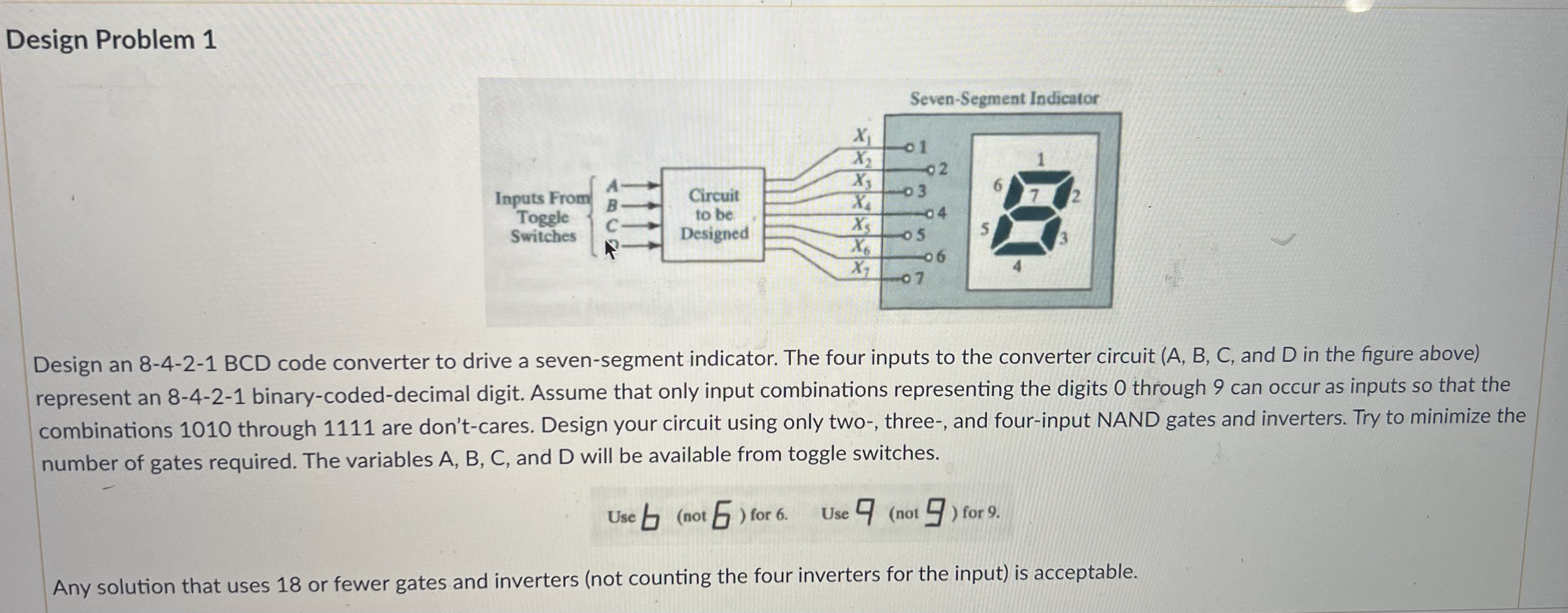 Solved Design Problem 3Work Design Problem 1 Using Two-, | Chegg.com