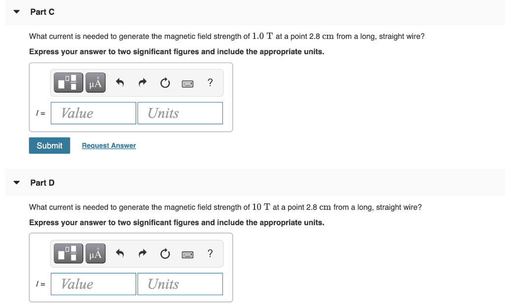 Solved Part A What current is needed to generate the 