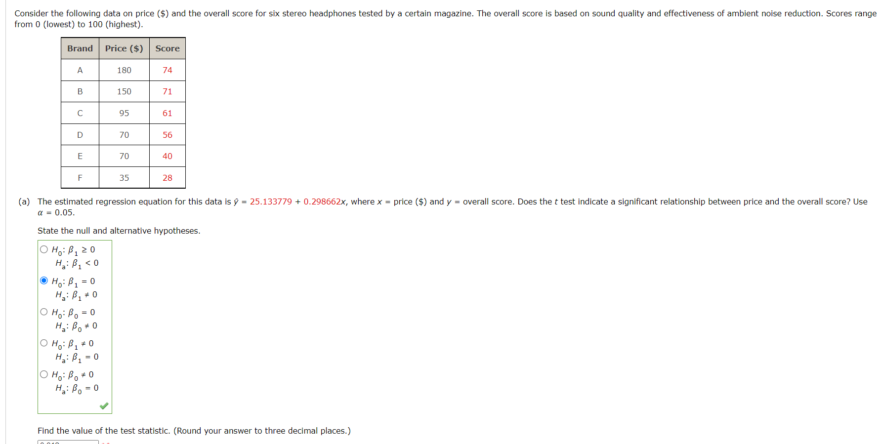 Solved -Find the p-value. (Round your answer to four decimal | Chegg.com