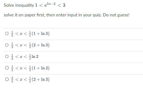 Solved Solve Inequality 1 | Chegg.com