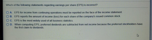 Solved Which of the following statements regarding Accounts | Chegg.com