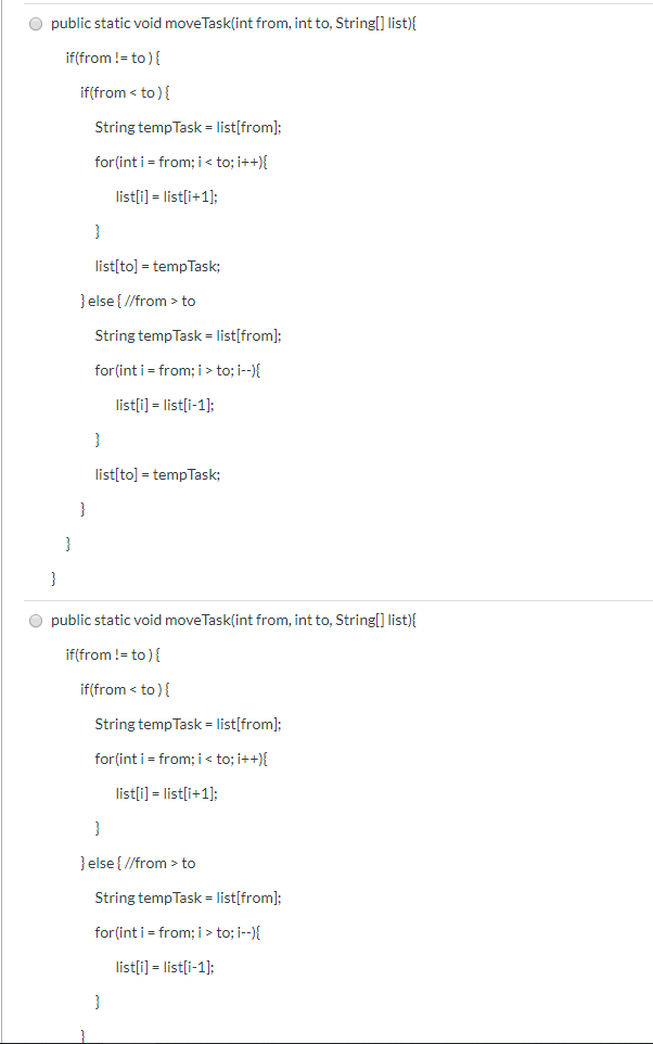 Solved Question 1 What does the following code do? int[] | Chegg.com