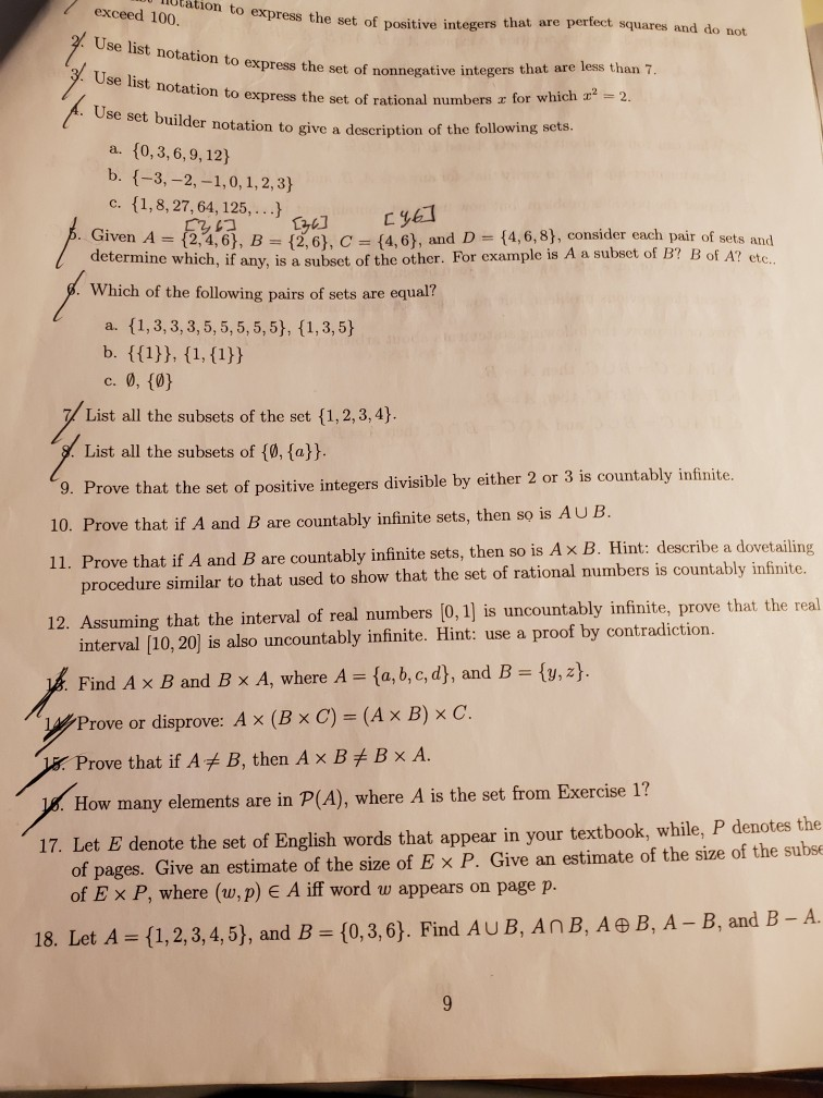 Solved Exceed 100 Express The Set Of Positive Integers T Chegg Com