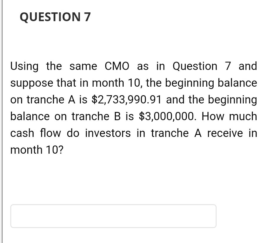 Solved QUESTION 7 Using The Same CMO As In Question 7 And | Chegg.com