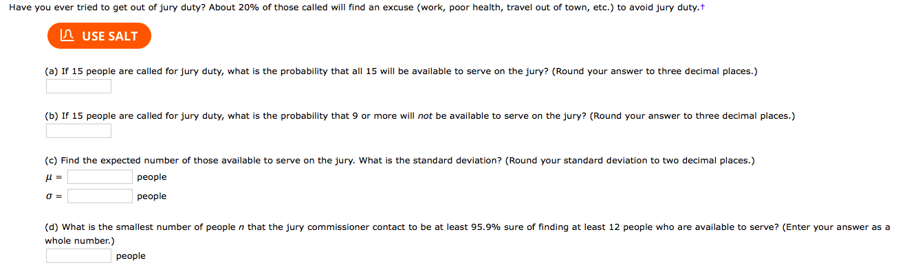 solved-have-you-ever-tried-to-get-out-of-jury-duty-about-chegg