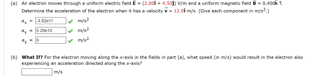 Solved 4 50j V M And A Uniform Magnetic Field B 0 400k Chegg Com