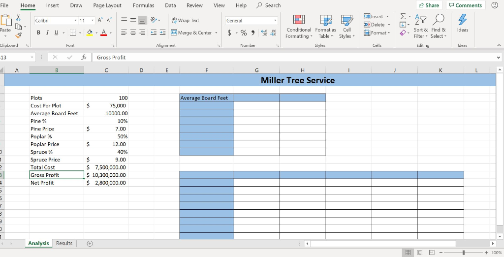 Miller Tree Miller Tree Service You are an owner of a logging | Chegg.com