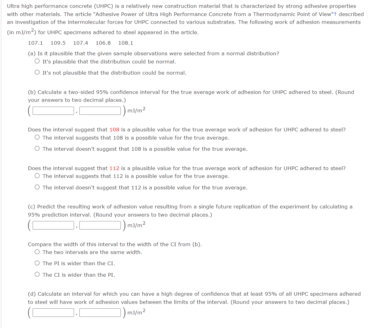 Solved Ultra high performance concrete (UHPC) is a