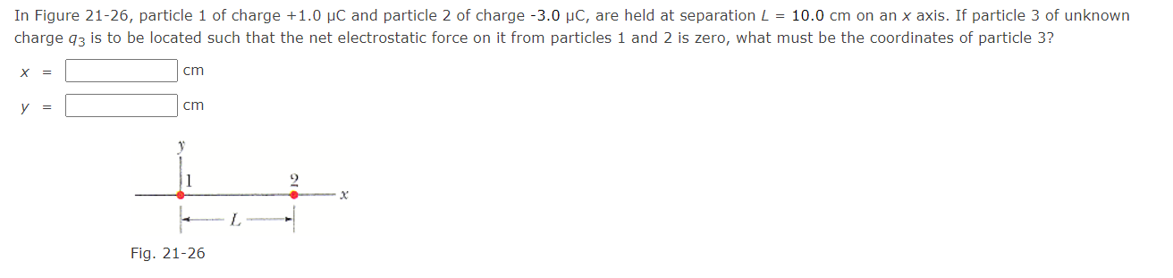 Solved In Figure 21−26, Particle 1 Of Charge +1.0μC And | Chegg.com