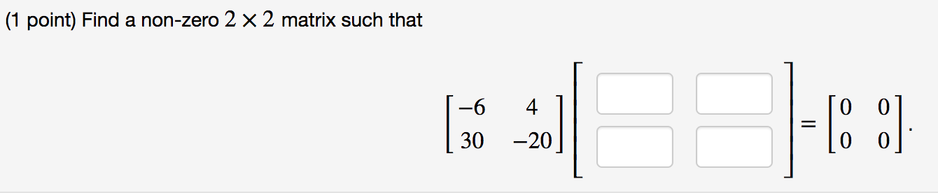 Solved (1 point) If -=(: -3) determine the values of x and y | Chegg.com