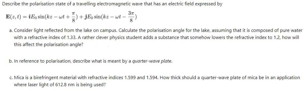 Solved I need all parts solved, with explanation of each | Chegg.com