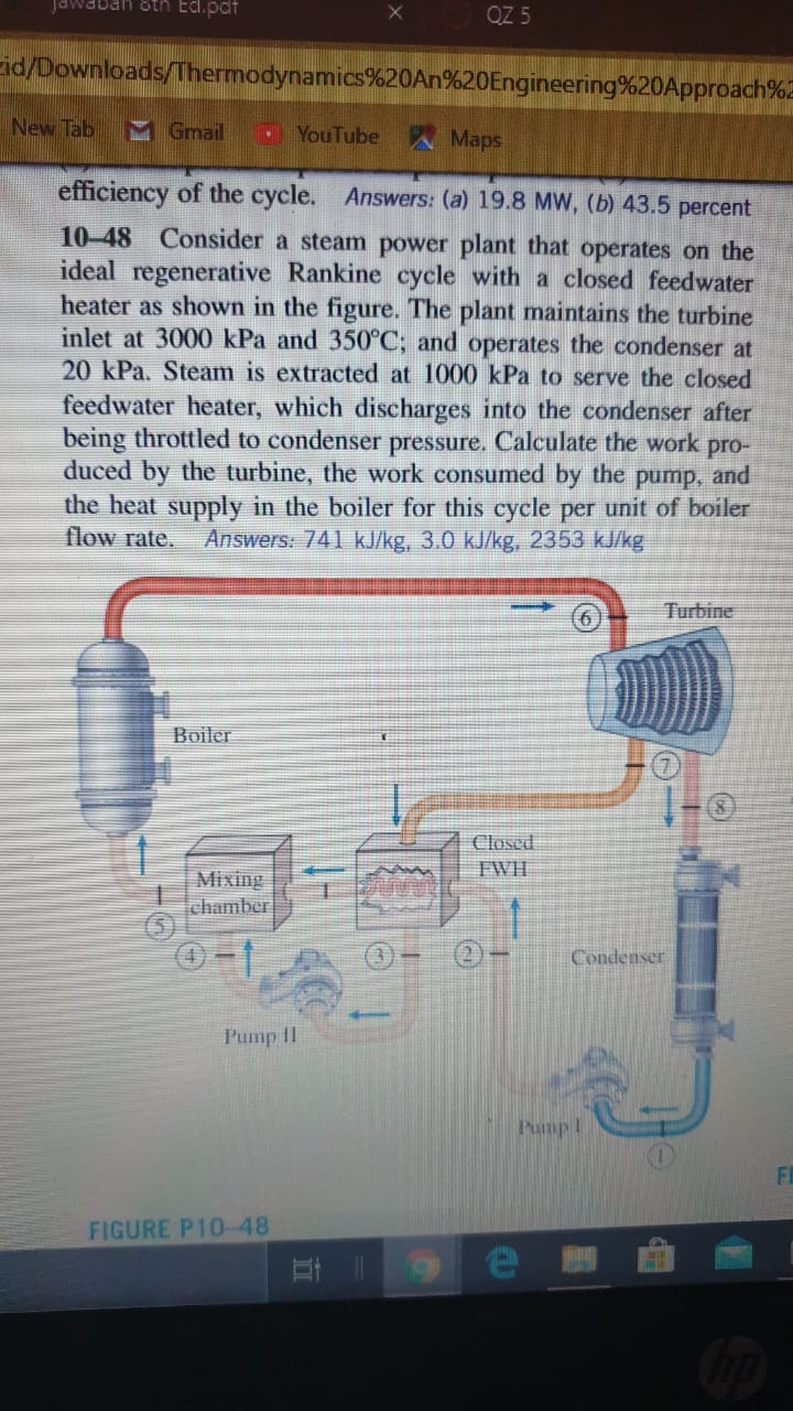 Solved Consider A Steam Power Plant That Operates On The | Chegg.com