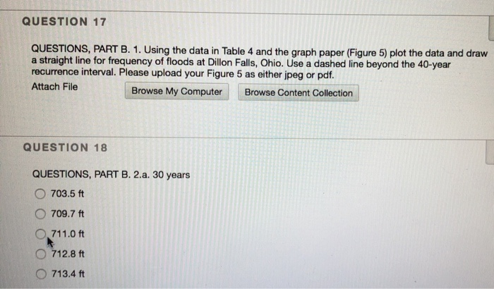 Solved QUESTION 17 QUESTIONS, PART B. 1. Using the data in | Chegg.com