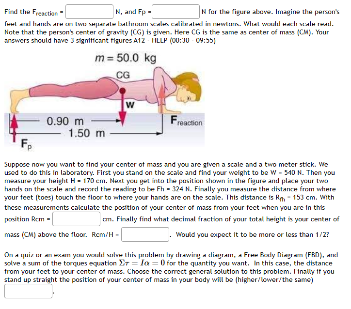 Solved Find the Freaction = N, and Fp= N for the figure | Chegg.com