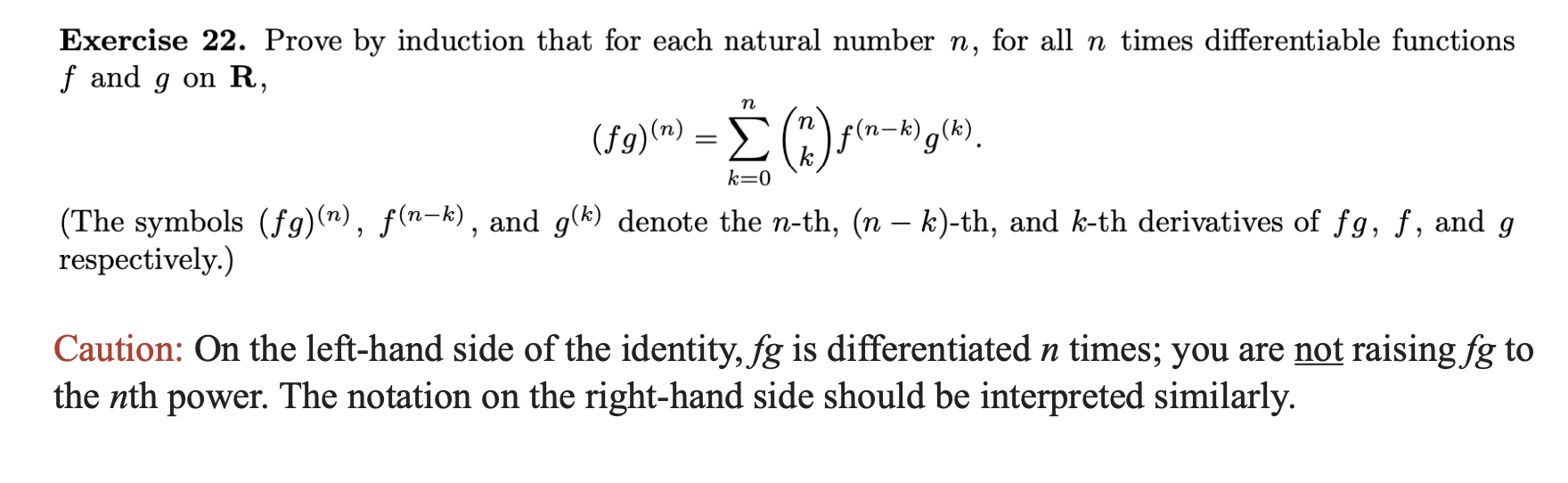 Solved Exercise 22 Prove By Induction That For Each Natural 0976