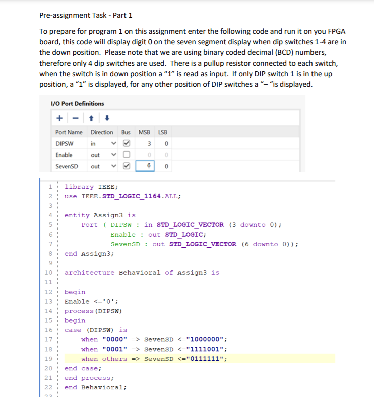 VHDL code for Seven-Segment Display on Basys 3 FPGA 