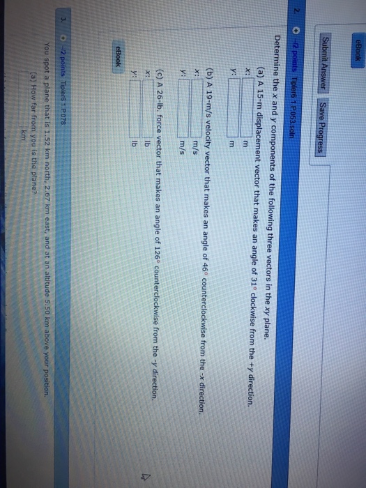 Solved In the following equations, the distance x is in | Chegg.com