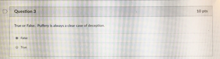 Solved D | Question 1 10 pts True or False. According to | Chegg.com