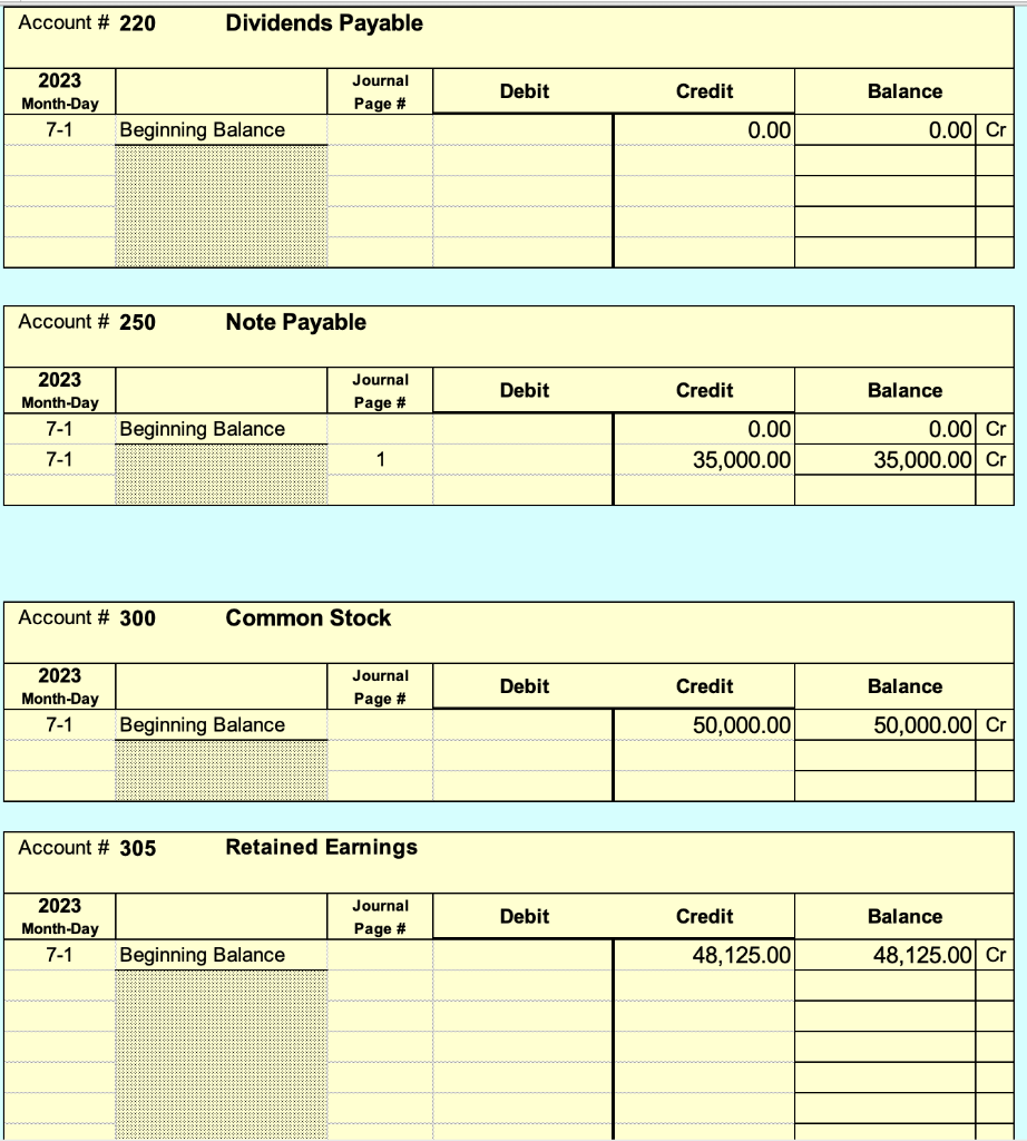 Solid Footing 15e Chapter 10 Accounting Cycle Project
