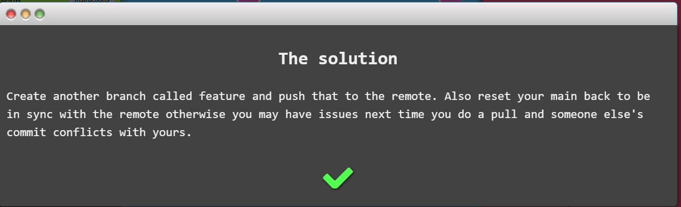 Solved Create another branch called feature and push that to | Chegg.com