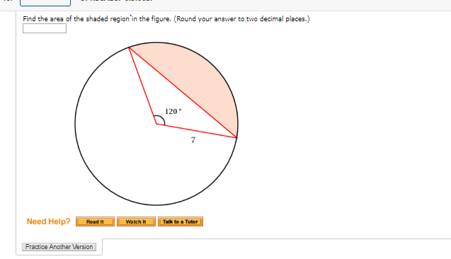 Solved Find the area of the shaded region in the figure. | Chegg.com