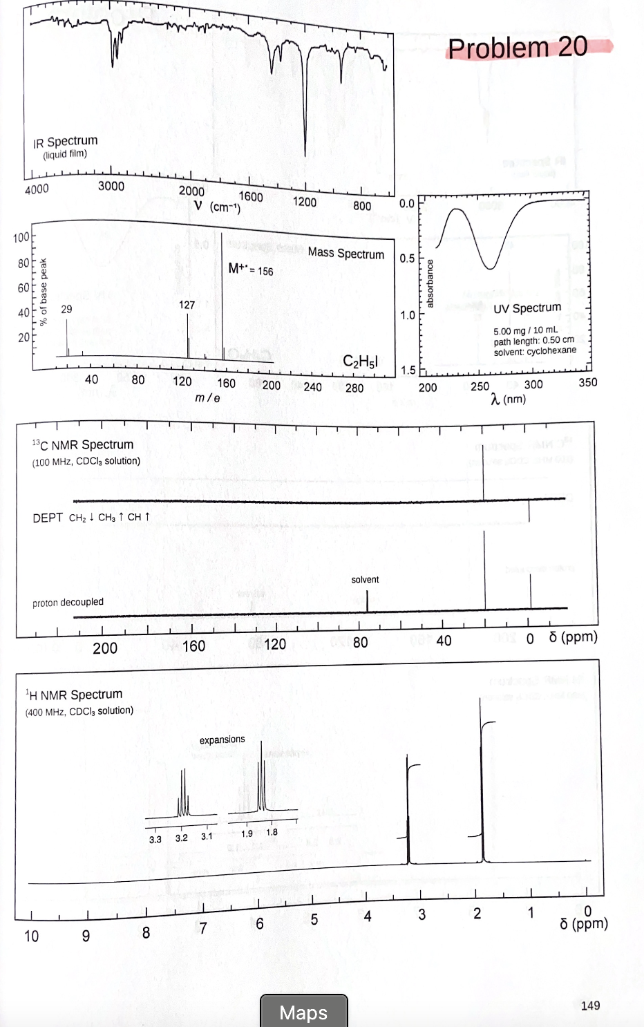 Solved IR, 1H NMR and 13C NMR spectra are shown in organic | Chegg.com