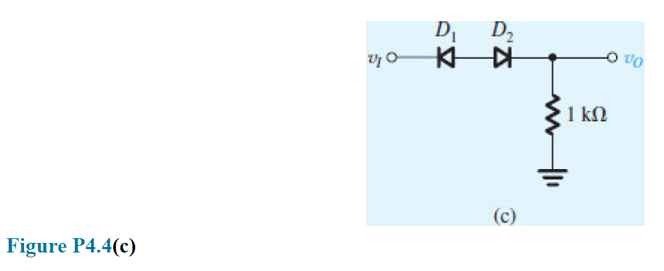 Solved Figure P4.4(e)4.4 In Each Of The Ideal-diode Circuits | Chegg.com