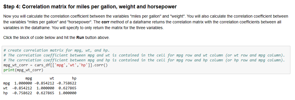 Solved Step 1: Generating cars dataset This block of Python | Chegg.com