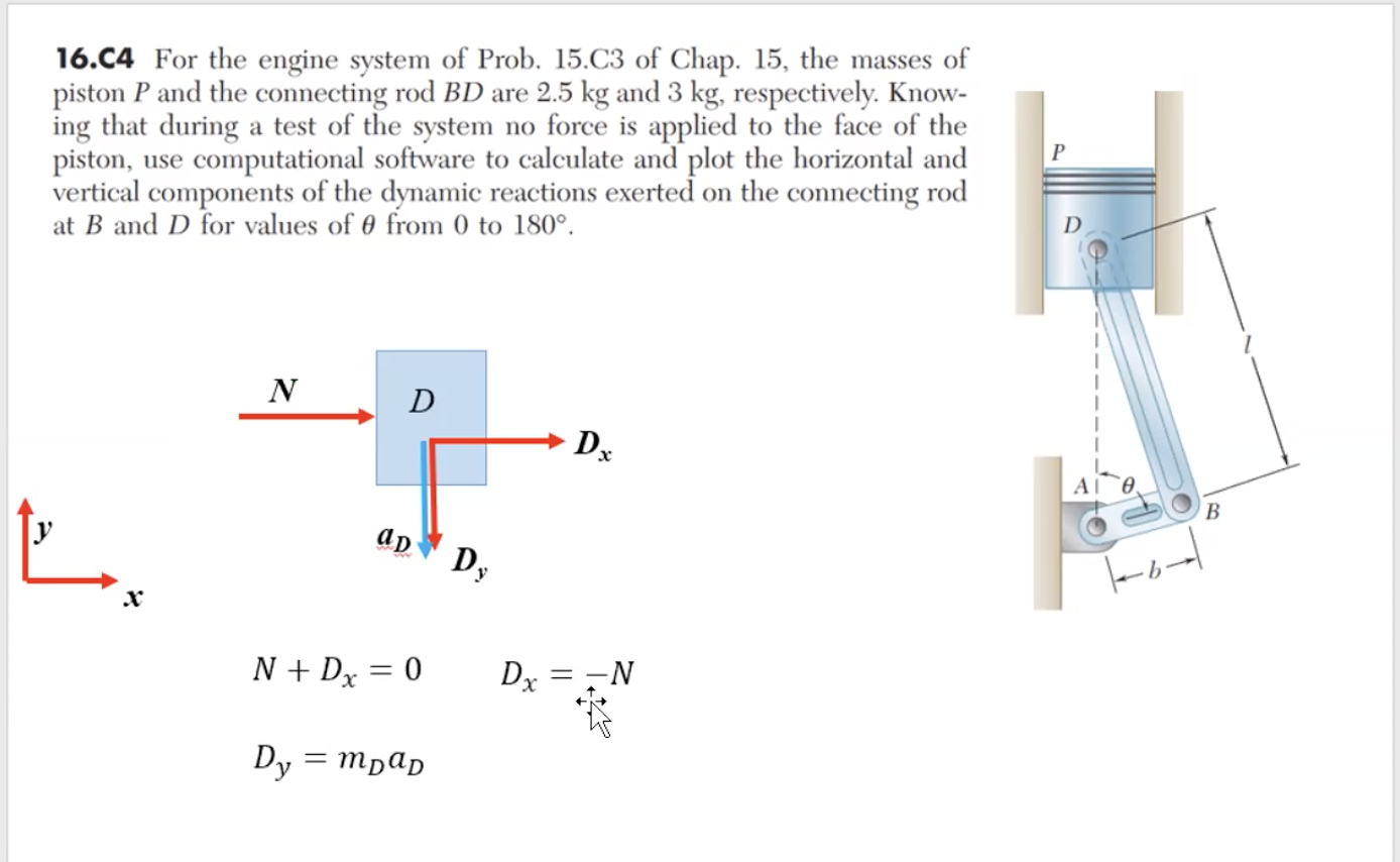 Solved 16.C4 For the engine system of Prob. 15.C3 of Chap. | Chegg.com