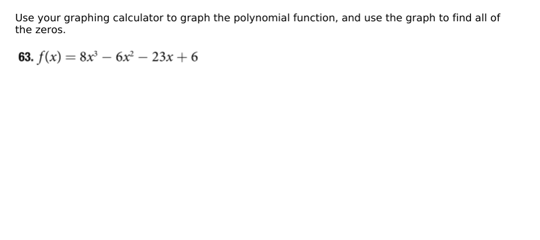 Polynomial function store calculator