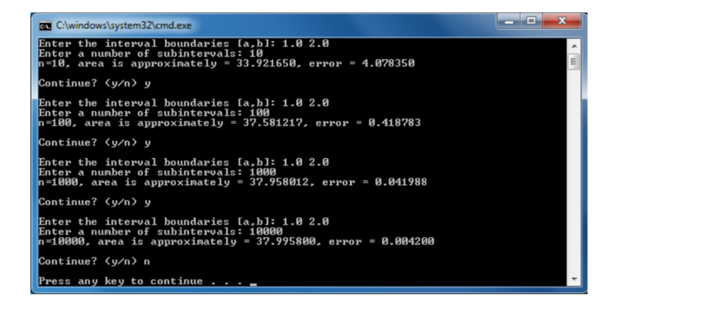 Solved Using C++ make a program for numerical integration. | Chegg.com