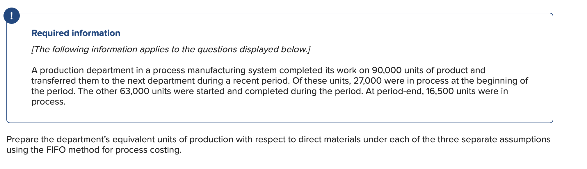 Solved Required information [The following information | Chegg.com